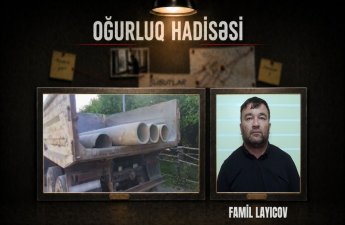 Полиция задержала мужчину за кражу 514 метров труб в Балакене