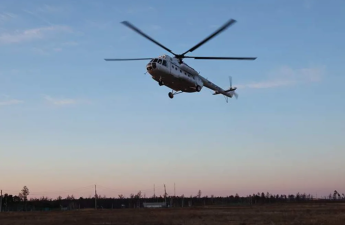Rusiyada helikopterin sərt enişi zamanı 10 nəfər yaralanıb