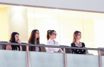 Мехрибан Алиева посетила Кубок Европы по художественной гимнастике-ФОТО