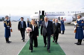 İtaliyanın Baş naziri Corcia Meloni Azərbaycana səfərə gəlib - FOTO