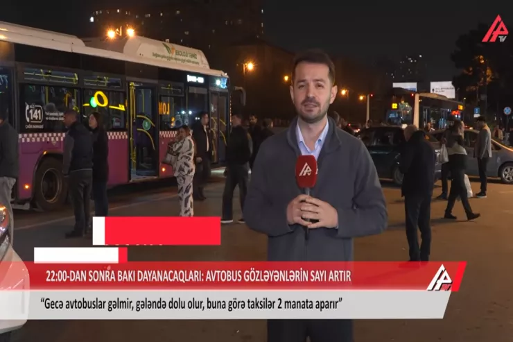 Bakıda avtobus dərdi, axşamlar daha çətin olur - VİDEO