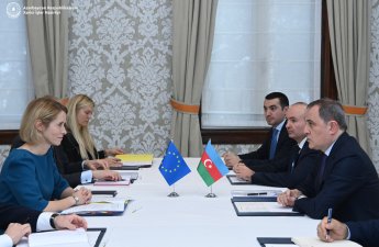Джейхун Байрамов проводит встречу с Каей Каллас