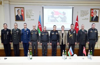 Azərbaycan və Türkiyə hərbçiləri kütləvi qırğın silahlarından mühafizə üzrə görüş keçiriblər - FOTO