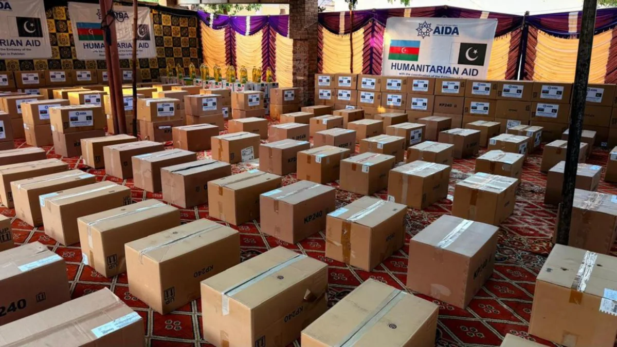 Azərbaycan Pakistana humanitar yardım göstərib - FOTO