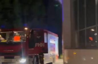 Azərbaycanda hoteldə yanğın olub - VİDEO