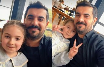 Elşən Orucov qızı ilə... - VİDEO