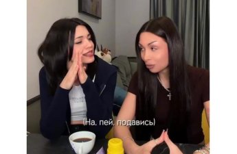 Azərbaycanlı və erməni qızın müzakirə yaradan VİDEOsu