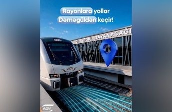 Dərnəgüldən qatarla rayonlara getmək mümkün olacaq