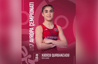Azərbaycan güləşçisi Xədicə Qurbanzadə U-17 Avropa çempionatında gümüş medal qazanıb