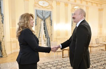 Ильхам Алиев встретился с президентом Болгарии-ФОТО