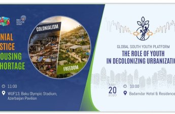 WUF13: Bakı Təşəbbüs Qrupu beynəlxalq konfrans keçirəcək
