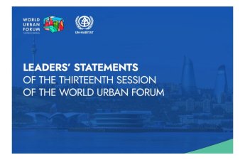 WUF13 çərçivəsində keçirilən Liderlər sessiyası başa çatıb