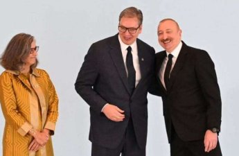 İlham Əliyevin Vuçiçlə səmimi FOTOLARI