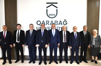 Vəkillər Kollegiyasının nümayəndə heyəti Qarabağ Universitetində - FOTOLAR