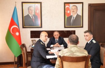 Baş prokuror Xankəndi şəhərində vətəndaşları qəbul etdi - FOTO