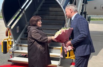 Sahibə Qafarova Rusiyada işgüzar səfərdədir