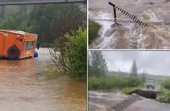 В Бурятии из-за сильных ливней затоплены дома