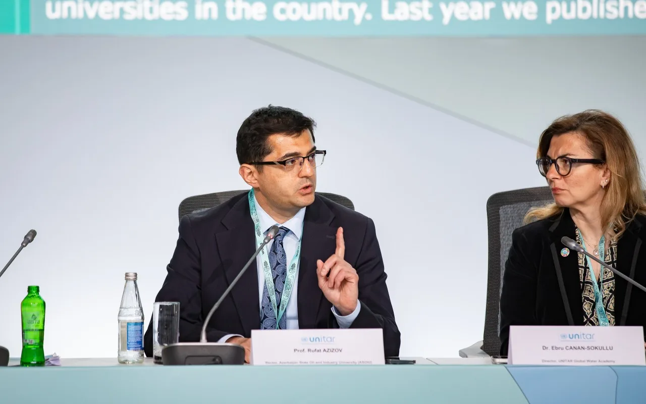 ADNSU rektoru WUF13-də dayanıqlı inkişaf mövzusunda paneldə çıxış edib - FOTOLAR
