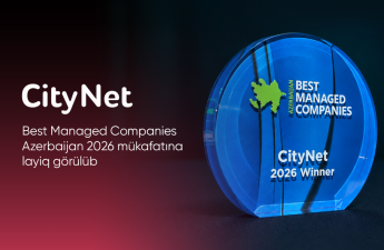 “CityNet” “Best Managed Companies Azerbaijan 2026” mükafatına layiq görülüb - FOTO