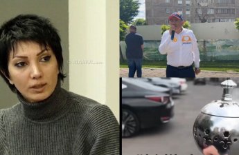 Paşinyanın keçdiyi yollara belə cadu etdilər - VİDEO