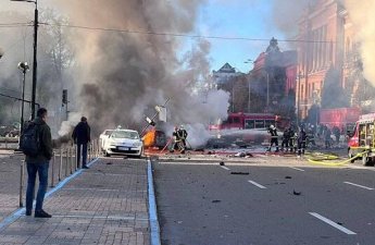 Атака РФ по Киеву задела посольство Азербайджана