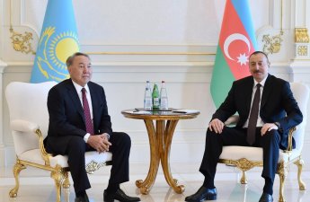 Nursultan Nazarbayev Prezident İham Əliyevə təbrik ünvanlayıb