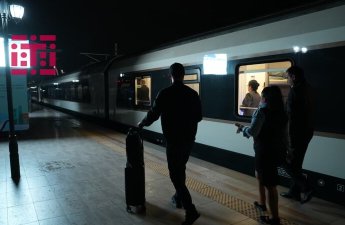 Поезд Баку-Тбилиси отправился в путь-ФОТО