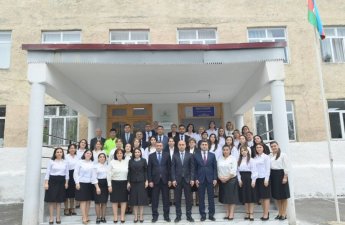 Emin Əmrullayev Qaxda tədris prosesi ilə tanış olub – FOTO