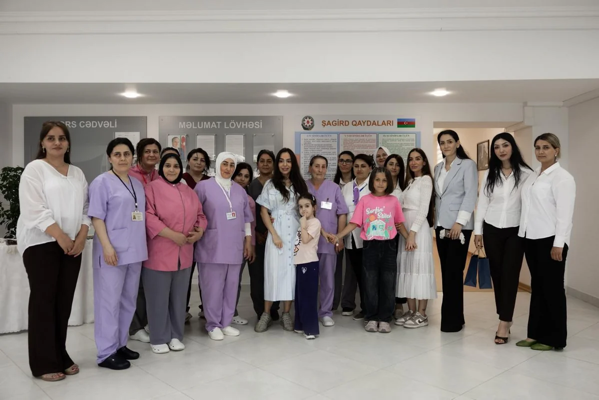 Leyla və Arzu Əliyevalar Lənkəranda uşaq evini ziyarət ediblər - FOTO