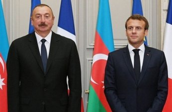 Makron Prezident İlham Əliyevi təbrik edib