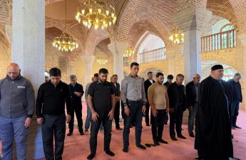 Şuşada bayram namazı qılındı - FOTO