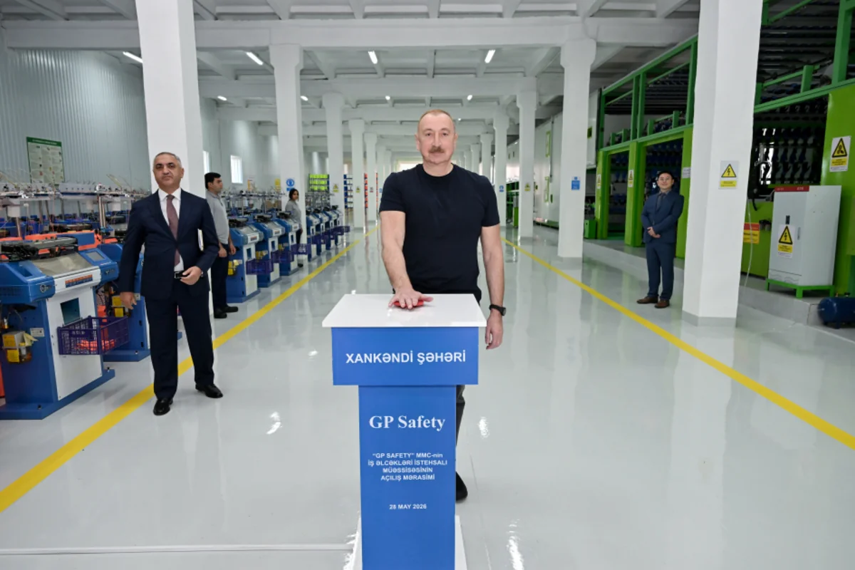 Xankəndidə iş əlcəkləri istehsalı müəssisəsinin açılışı oldu - FOTO