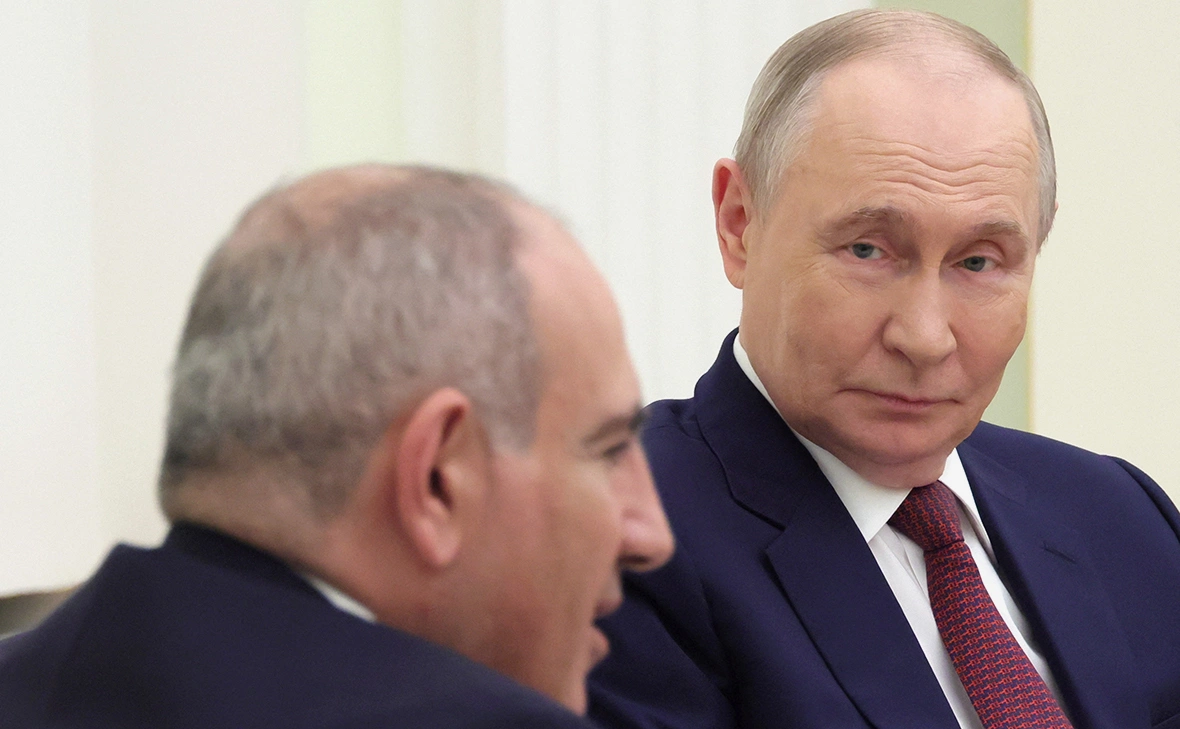 Путин в поздравлении Пашиняну заявил о заинтересованности в развитии отношений с Арменией