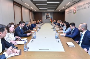 Ceyhun Bayramov ABŞ dövlət katibinin köməkçisi ilə TRIPP-in icrasını müzakirə edib