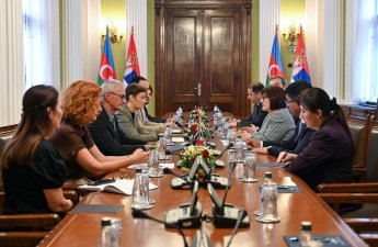 Azərbaycan və Serbiya parlamentlərinin sədrləri ikitərəfli əməkdaşlığı müzakirə edib - FOTO