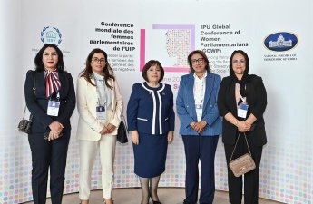 Sahibə Qafarova Qlobal Konfrans çərçivəsində bir sıra görüşlər keçirib - FOTO