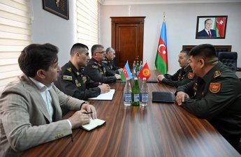 Военные Азербайджана и Кыргызстана обмениваются опытом в сфере внутренней безопасности
