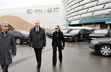 Prezident və xanımı COP29-la bağlı yaradılan şəraitlə tanış oldu - YENİLƏNİB + FOTO