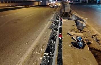 Bakıda yol təsərrüfatına ziyan vuruldu - FOTO