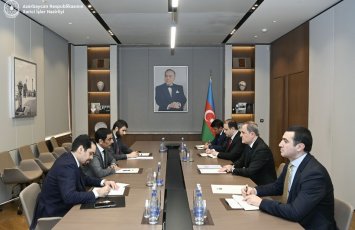 Ceyhun Bayramov yeni səfiri qəbul etdi