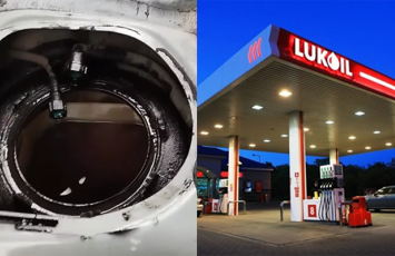 “Lukoil”da benzin yerinə su vurublar” - Video