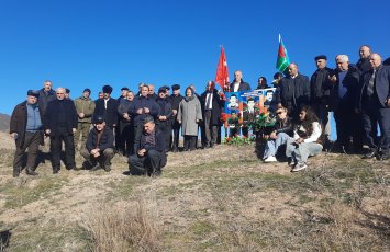 Şəhid Milli Qəhrəman Şirin Mirzəyev doğum günündə - minaya düşdüyü məkanda anıldı...-FOTO+VİDEO