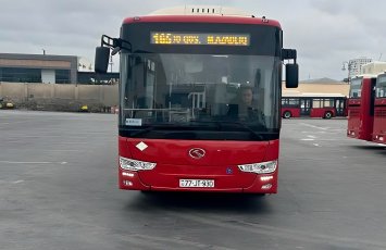 165 nömrəli marşrutun avtobusları yenilənir