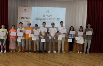 “İT Yay Düşərgəsi 2025”in qalibləri mükafatlandırıldı - FOTO