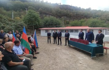 Xocalının Şuşakənd kəndinə ilk köçən 59 sakinə mənzillərin açarları təqdim edilib