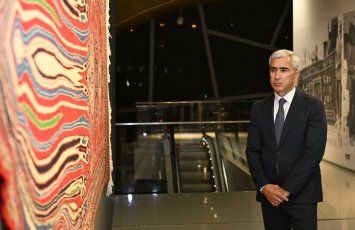 Anar Ələkbərov “Faiq Əhməd: 2011–2024-cü illər dövrü” adlı sərgidə - FOTOLAR