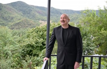 Президент Ильхам Алиев посетил село Бадара Ходжалинского района