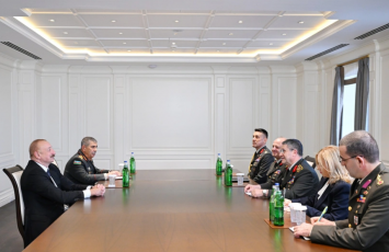 Prezident İlham Əliyev Türkiyə Silahlı Qüvvələrinin Baş Qərargah rəisini qəbul edib - FOTO