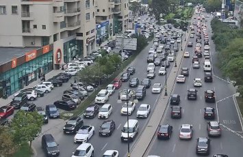 Bakıda sıxlıq olan yollar - SİYAHI