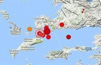 İzmir sahillərində güclü zəlzələ oldu